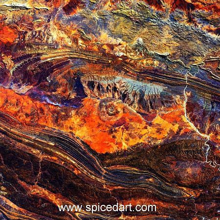 Earth Print - Australia-Gosses Bluff Source Image
