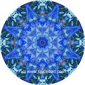 Mandala Art Print Iran-Salt Desert 04